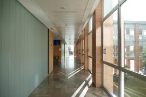 Zonas comunes del hospital en Córdoba